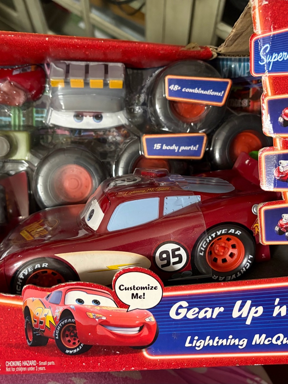 Disney Pixar Cars L5793 Gear Up 'n' Go Lightning McQueen Toy HTF Mix
Match Car
